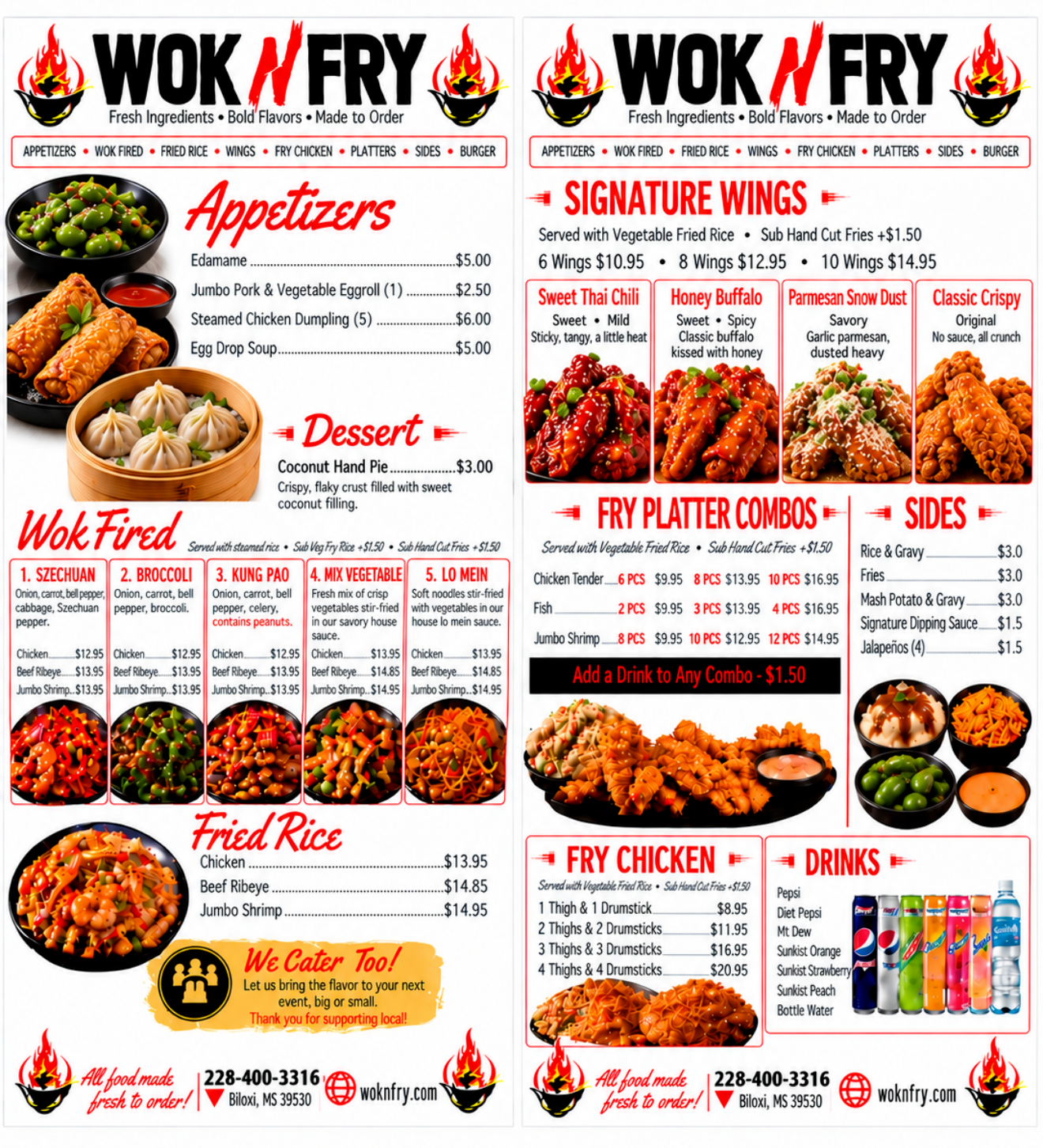 Wok N Fry Menu